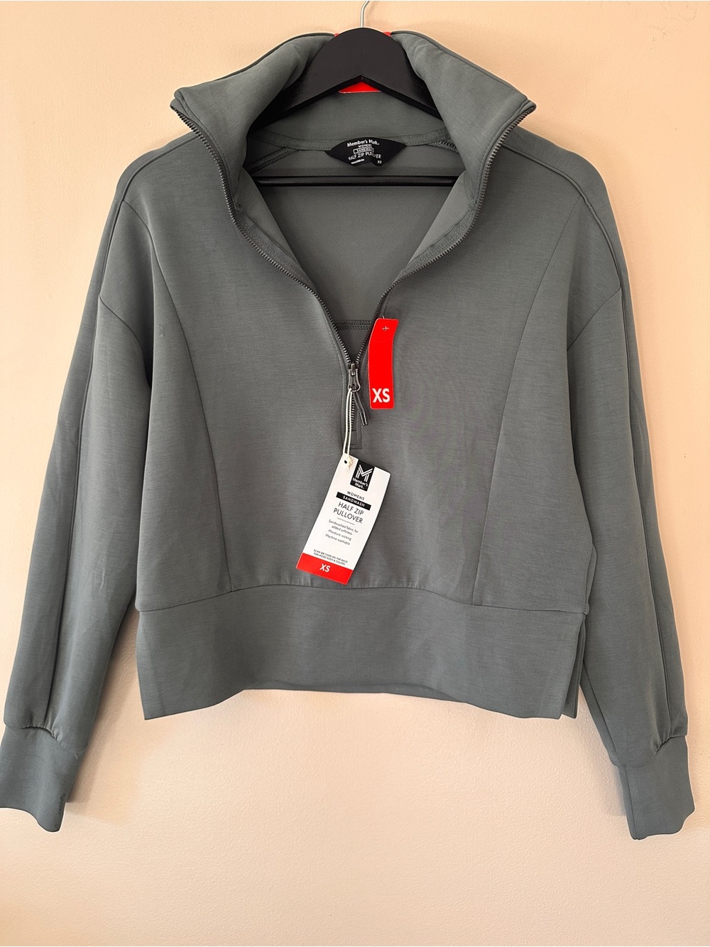 Women's Half-Zip Pullover Sweatshirt in Olive by Madewell